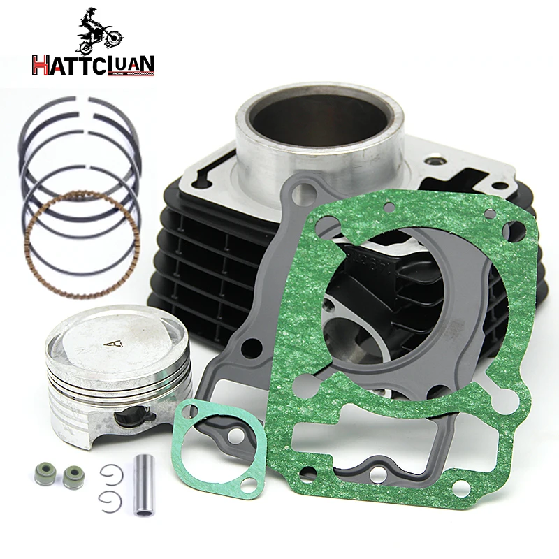

HATTCLUAN Racing Engine Parts 57.3MM Bore Cylinder Piston Kit for Honda CBF150 CBF 150 XR150 KTT150 XR KTT 150 CRF150F CRF 150F