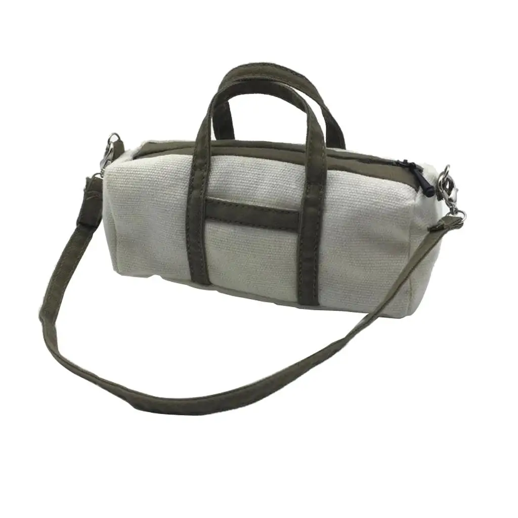 1:6th Canvas Satchel Shoulder Tote Bag Model for 12'' Kumik
