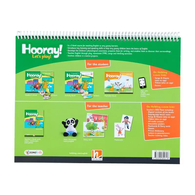 Hooray Lets Play 2nd Ed Students Book  Level A Herbert Puchta HELBLING Publishing House 9783990892718 Book