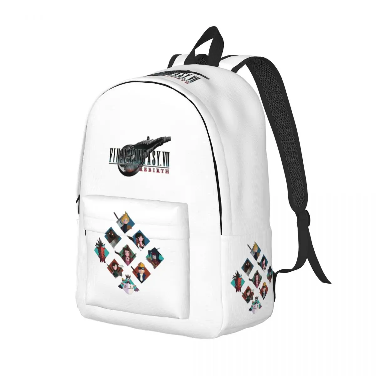 Final Fantasy VII Rebirth Game Mochila para homens e mulheres duráveis, mochila de negócios, laptop, computador, estudante, moda