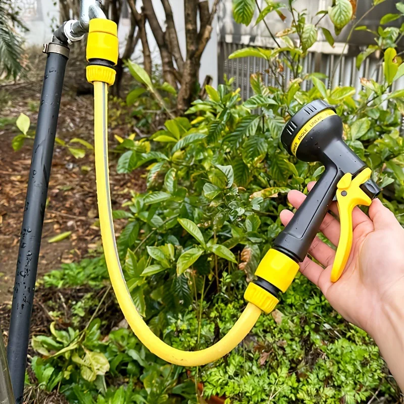 10 Mode Garden Water Gun Hose Nozzle Car Wash Cleaning Tools Garden Lawn Watering Irrigation Sprinkler Spray Gun Garden Supplies