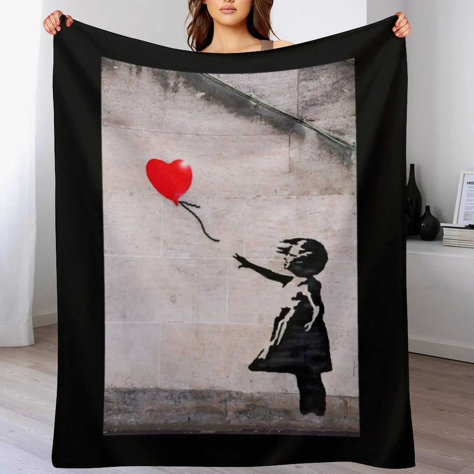 Banksy, Hope Throw Blanket Soft Warm Blanket Gift for Men Women Adults