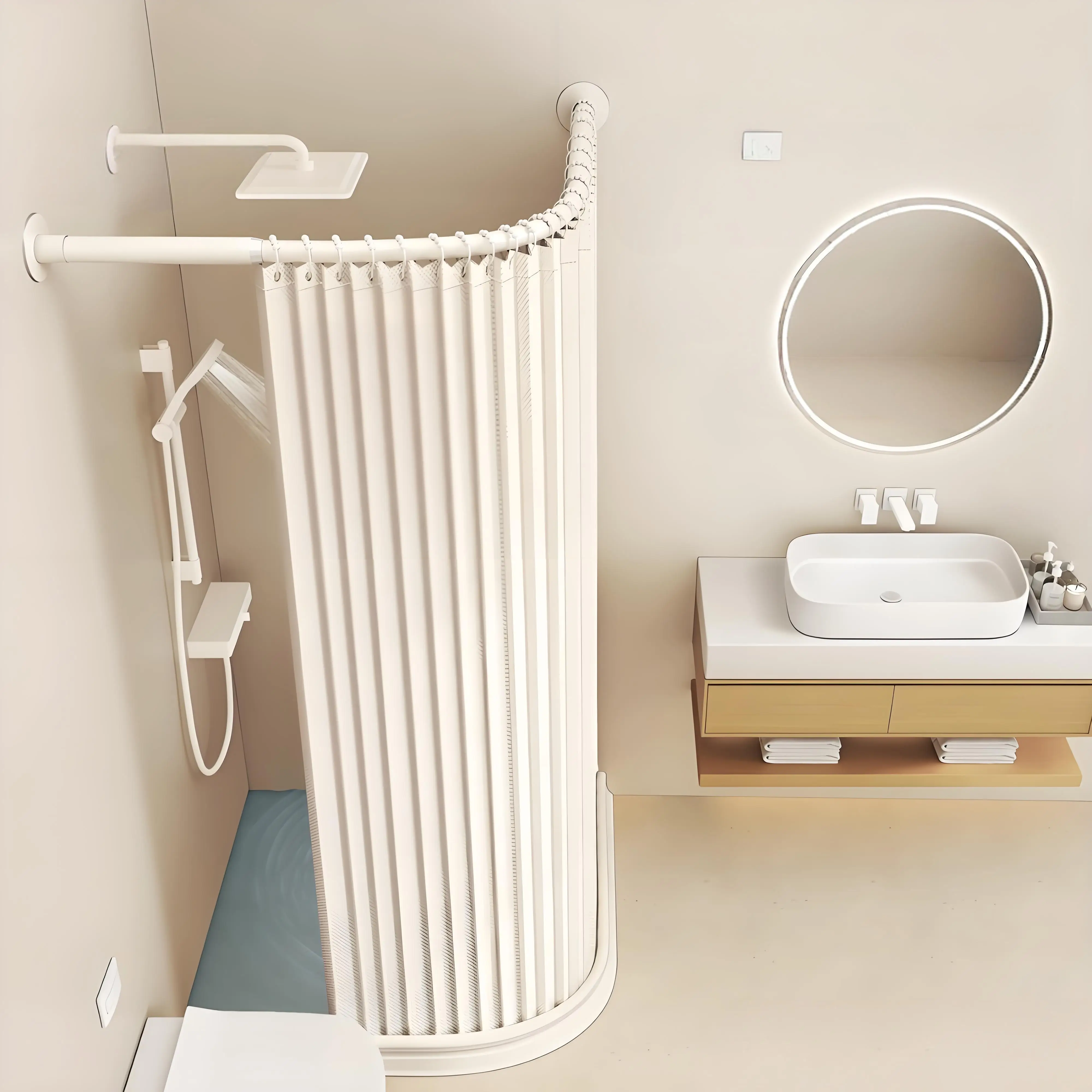Thumbnail 2 - #35 Best Shower Curtain Rails to Buy In 2026