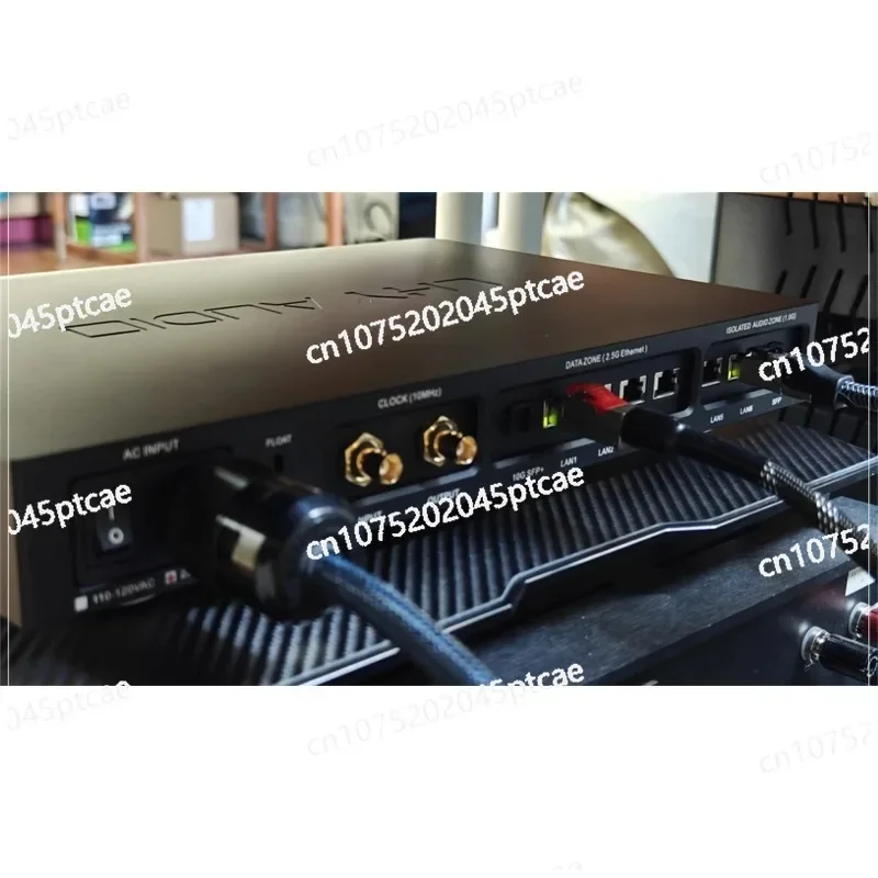 HOT LHY AS8Pro commutateur Audio HIFI 2.5G 10G Isolation optique 2.5Gbps, 1000Mbps BNC, horloge OC XO, 10Gbps, coupe SC OCXO