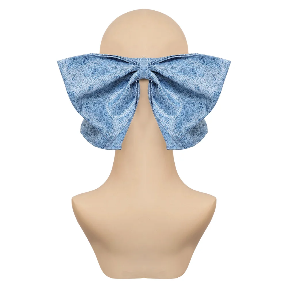 Pearl Cosplay Blue Bow Headwear Movie Pearl Roleplay Costume Accessories Fantasia Women Disguise Halloween Carnival Party Props