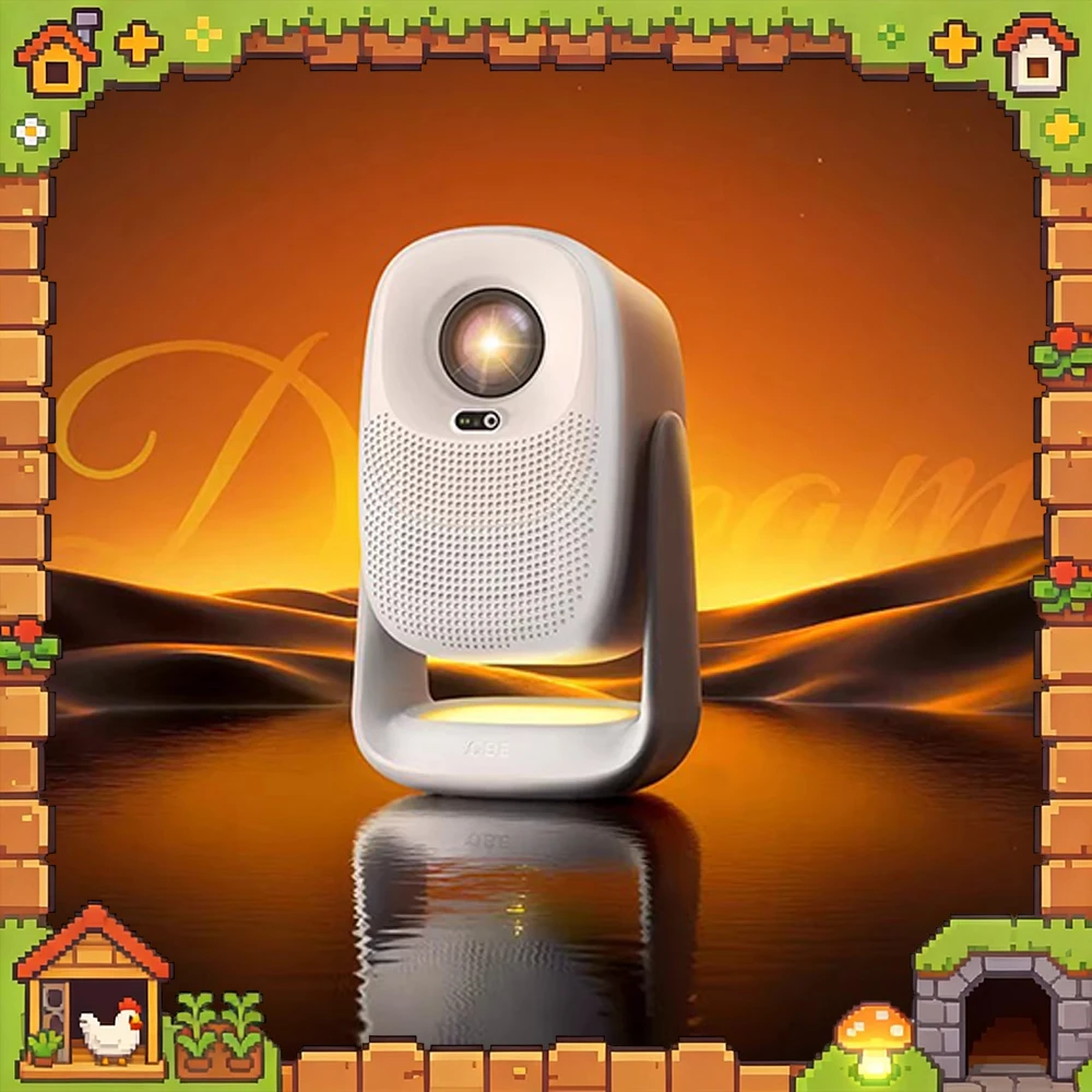 OBE C3D Projector 1080P HDR10 850CVIA Wall Adaptation 3000：1 FOFO Contrast Projectors Intelligent Obstacle Avoidance