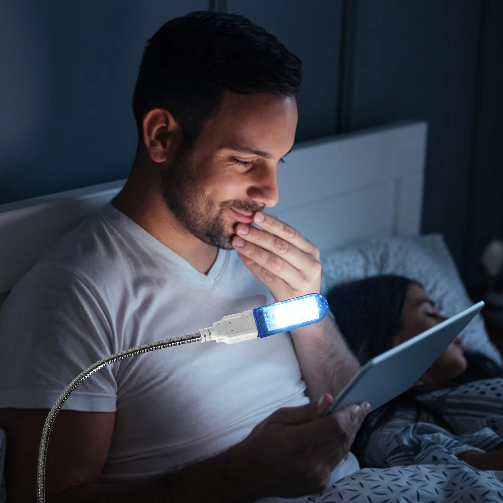 

1Set USB Night Light Portable Mini U Disk Design Computer Keyboard Lamp USB Lamp Durable Night Light for Bedside