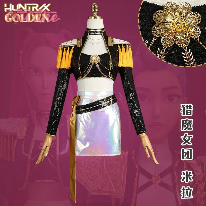 

K-Pop: Demon Hunters Mira Cosplay Costume Song Server Uniform Halloween Carnival Party Christmas Play Role Clothes Clothing