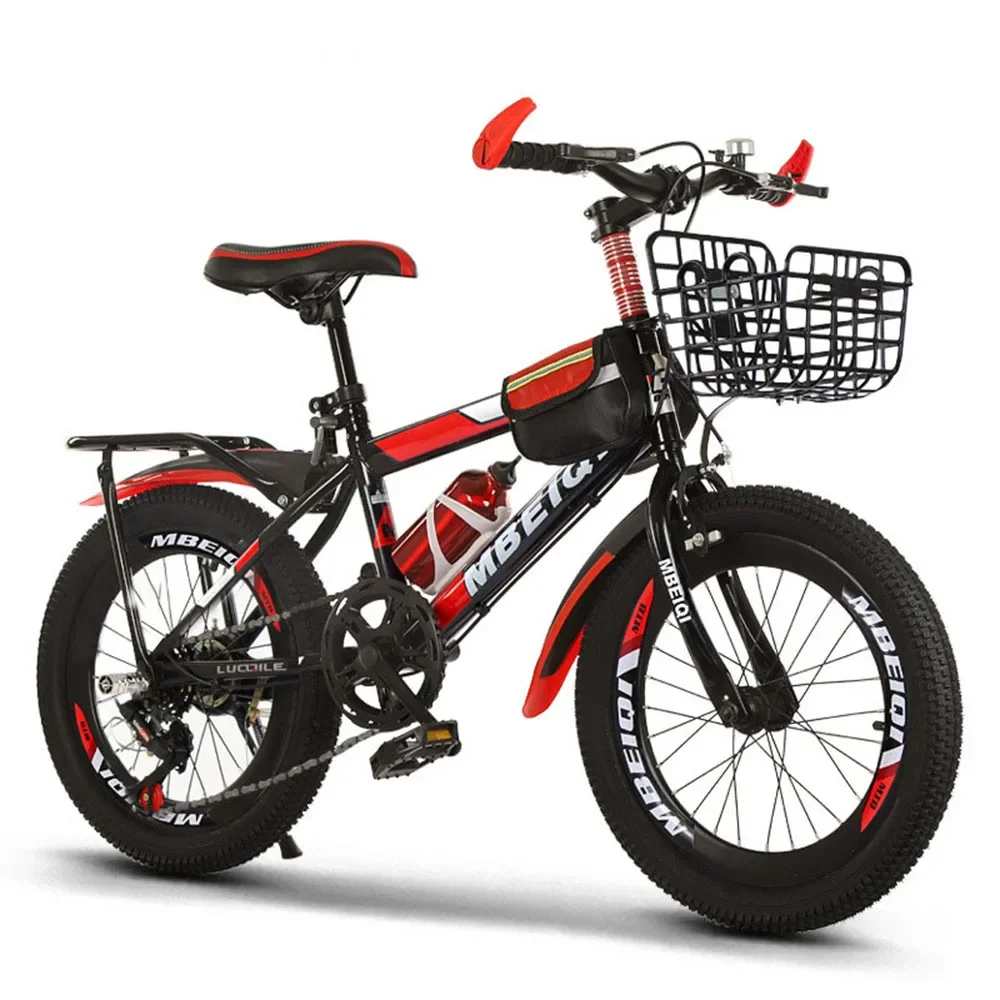 18 Inches Children Bicycle High Carbon Steel Frame Safety And Stability With Training Wheels Rear Holding Brake Anti Slip Wear