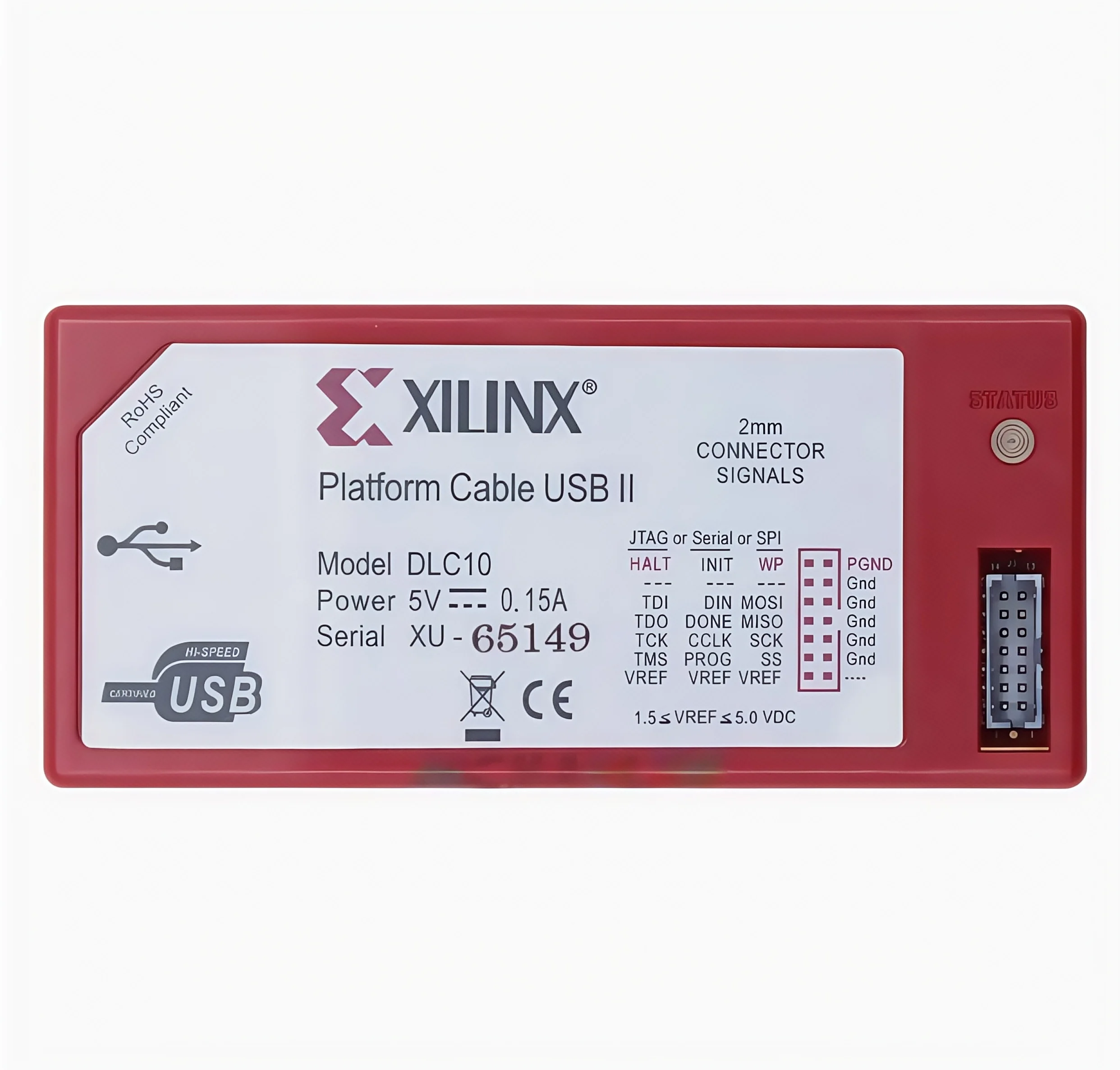 HW-USB-II-G Downloader DLC10 Platform Cable usb jtag cable