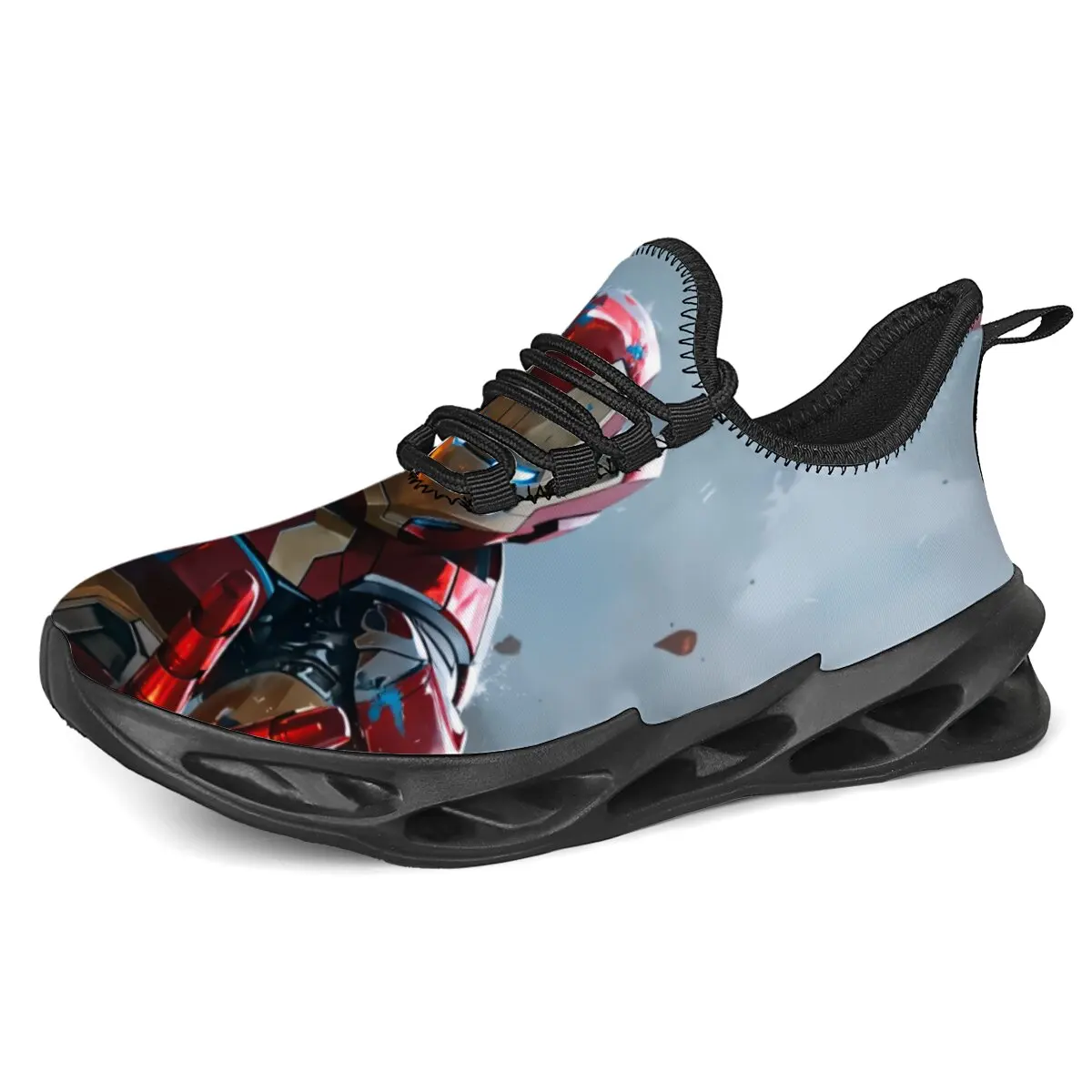 أحذية Marvel Iron Man خفيفة الوزن قابلة للتنفس للرجال، أحذية قماشية جديدة مريحة ومقاومة للاهتراء، أحذية رياضية كاجوال للرجال #1