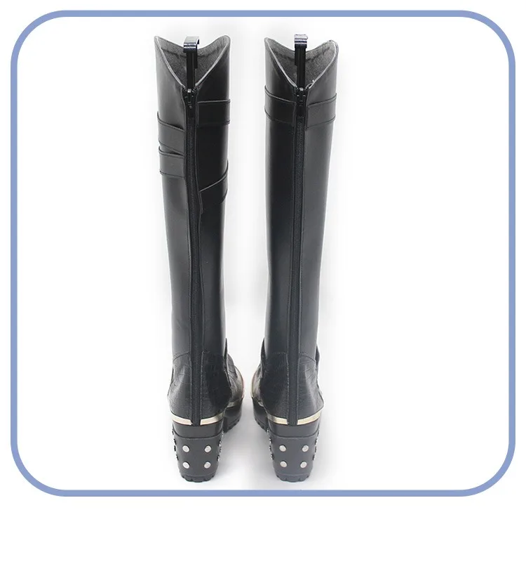 Rafayel Scarpe Cosplay Love and Deepspace Stivali Cosplay Accessori Anime Puntelli Scarpe in pelle PU Stivali di Halloween Realizzati su misura
