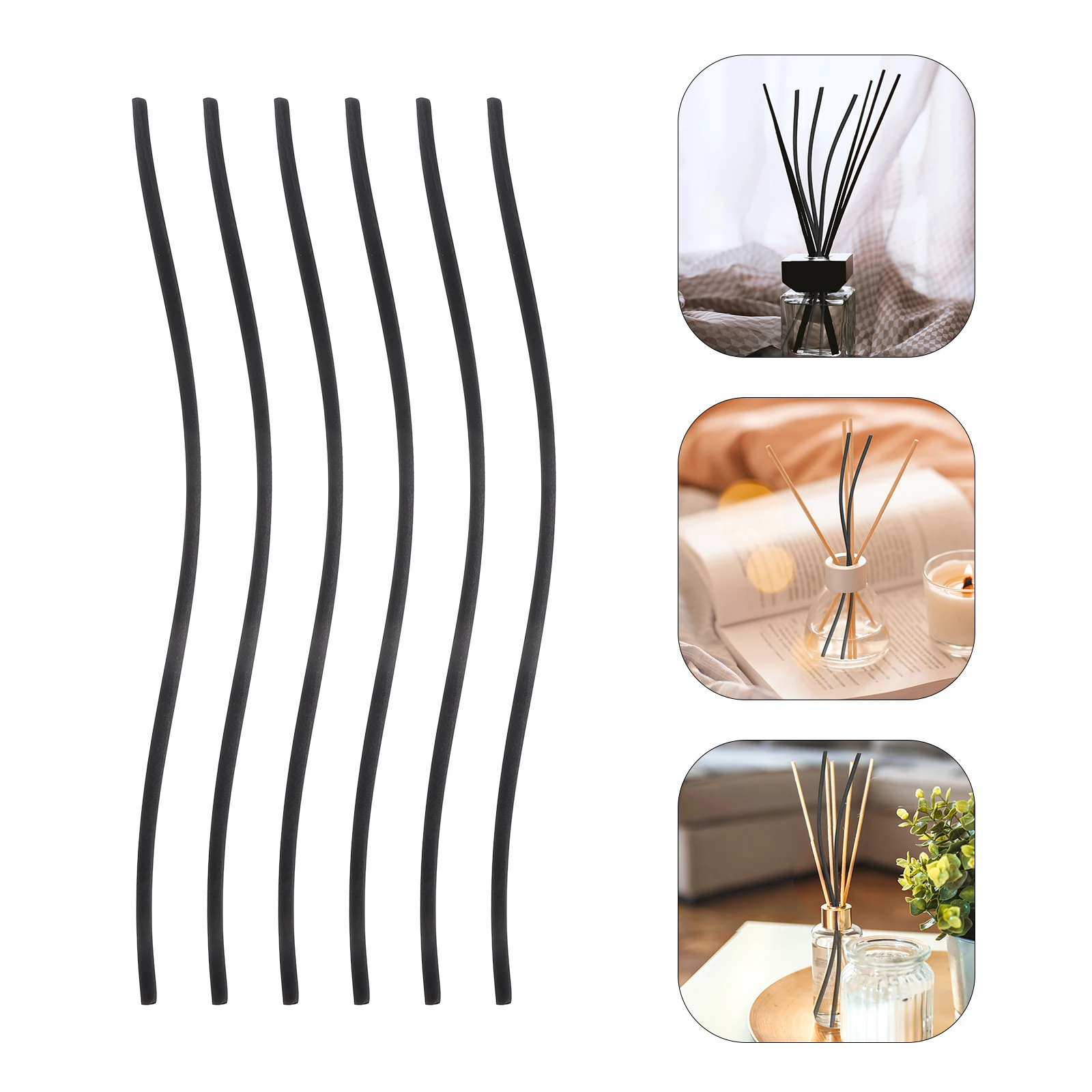 

100pcs Fiber Diffuser Sticks For Essential Oil Diffusers Non-Clogging Oil Diffusion Rods Even Scent Distribution Aroma Sticks