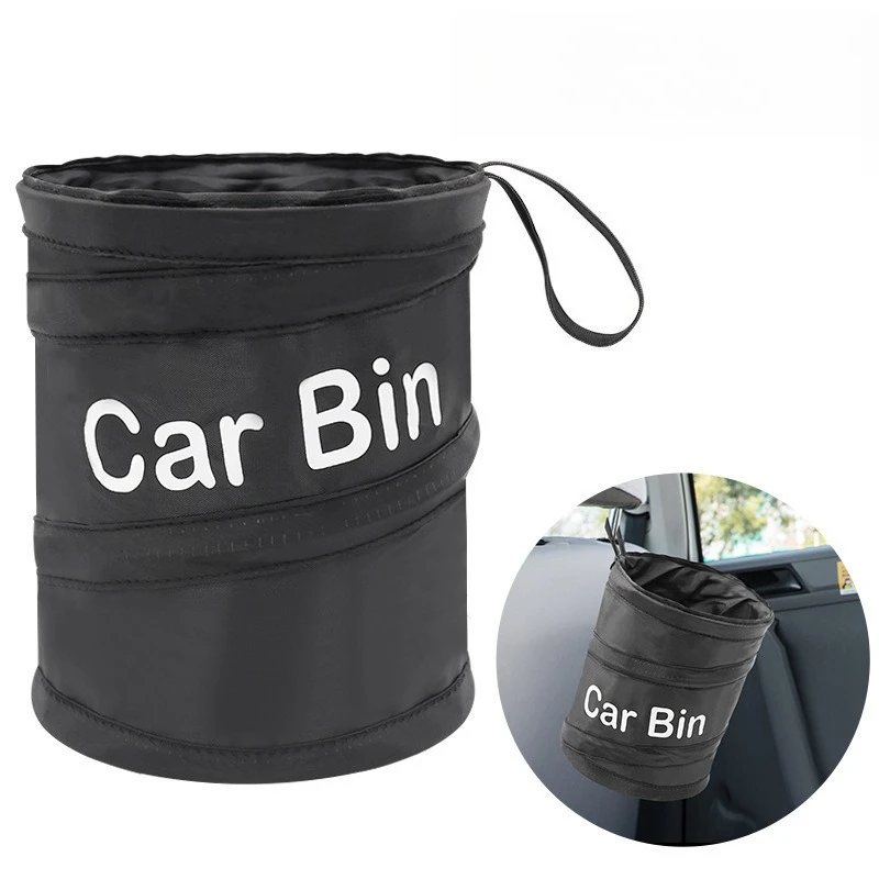 

1pcs Foldable Multi-Functional Car Spiral Storage Trash Can Car Accessories