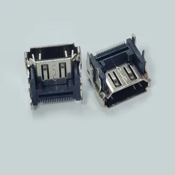 20PCS/Lot SMT 19P HDMI Female Socket/Jack Connector 19PIN Horizontal-Type Four-Feet Insert Board For TV HD-Interface