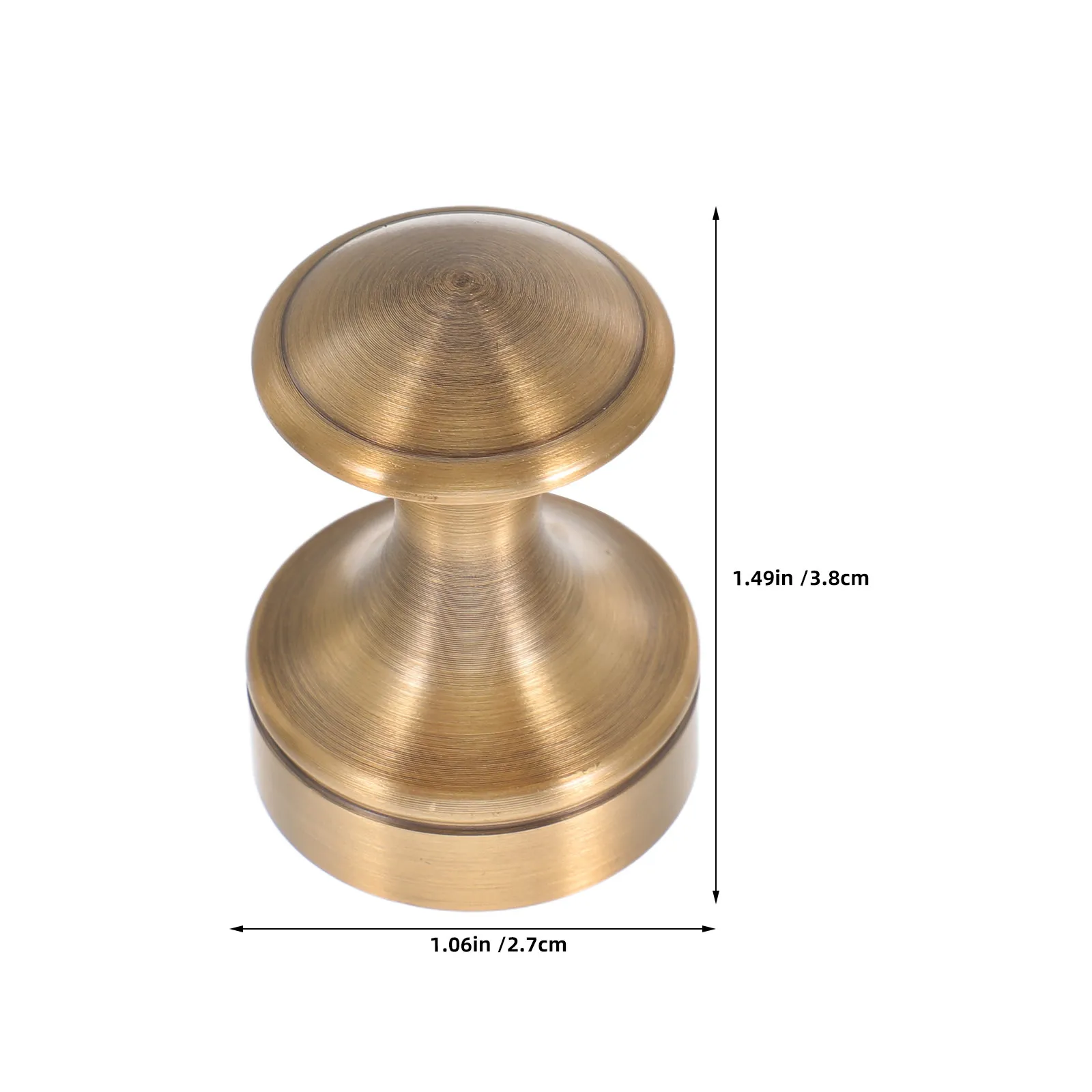2Pcs Brass Round Coat Hooks Wall Mount Small Hooks for Bathroom Kitchen Entryway Clothes Towel Hanging Organizers