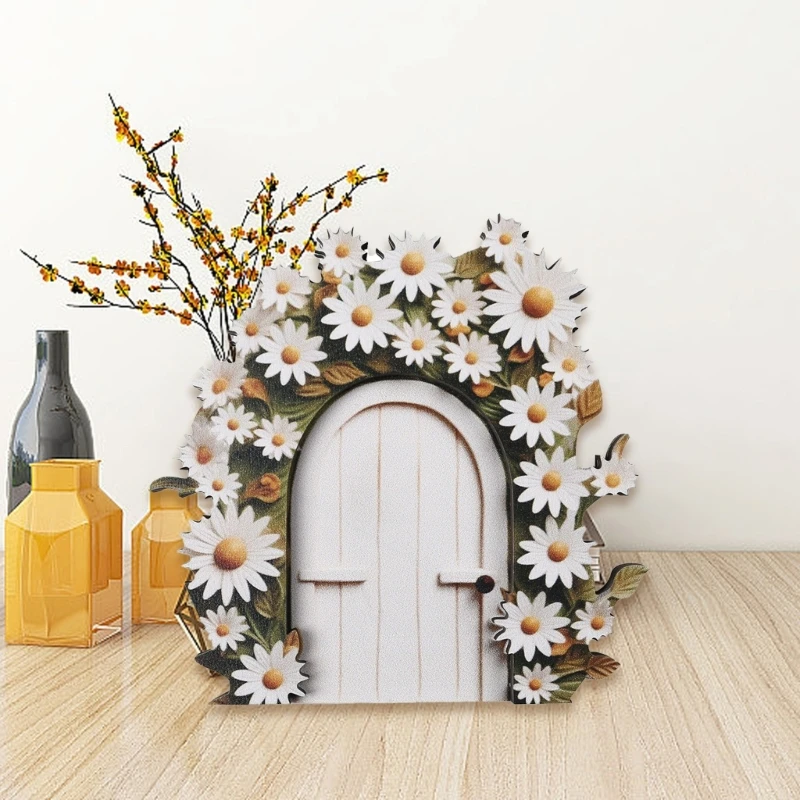 Fairy Door for Tree Tree Stumps Decors Fairy House Fairy Garden Landscape Decors M68E