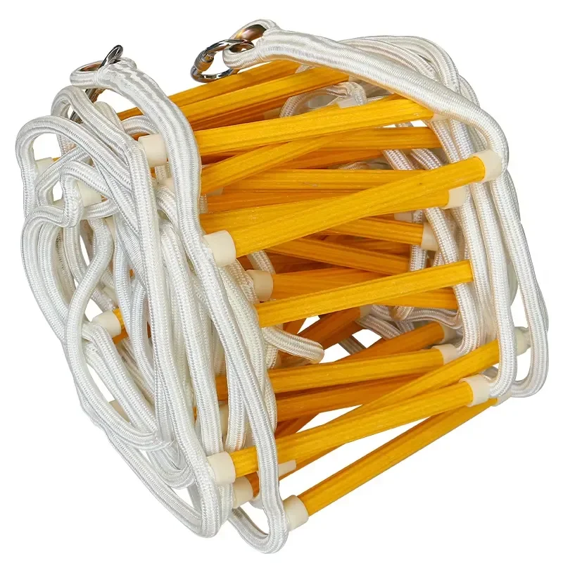 Soft Polyester Resin Ladder for Fire Safety Escape Anti-Slip Emergency Fire Escape Rope Ladder Training