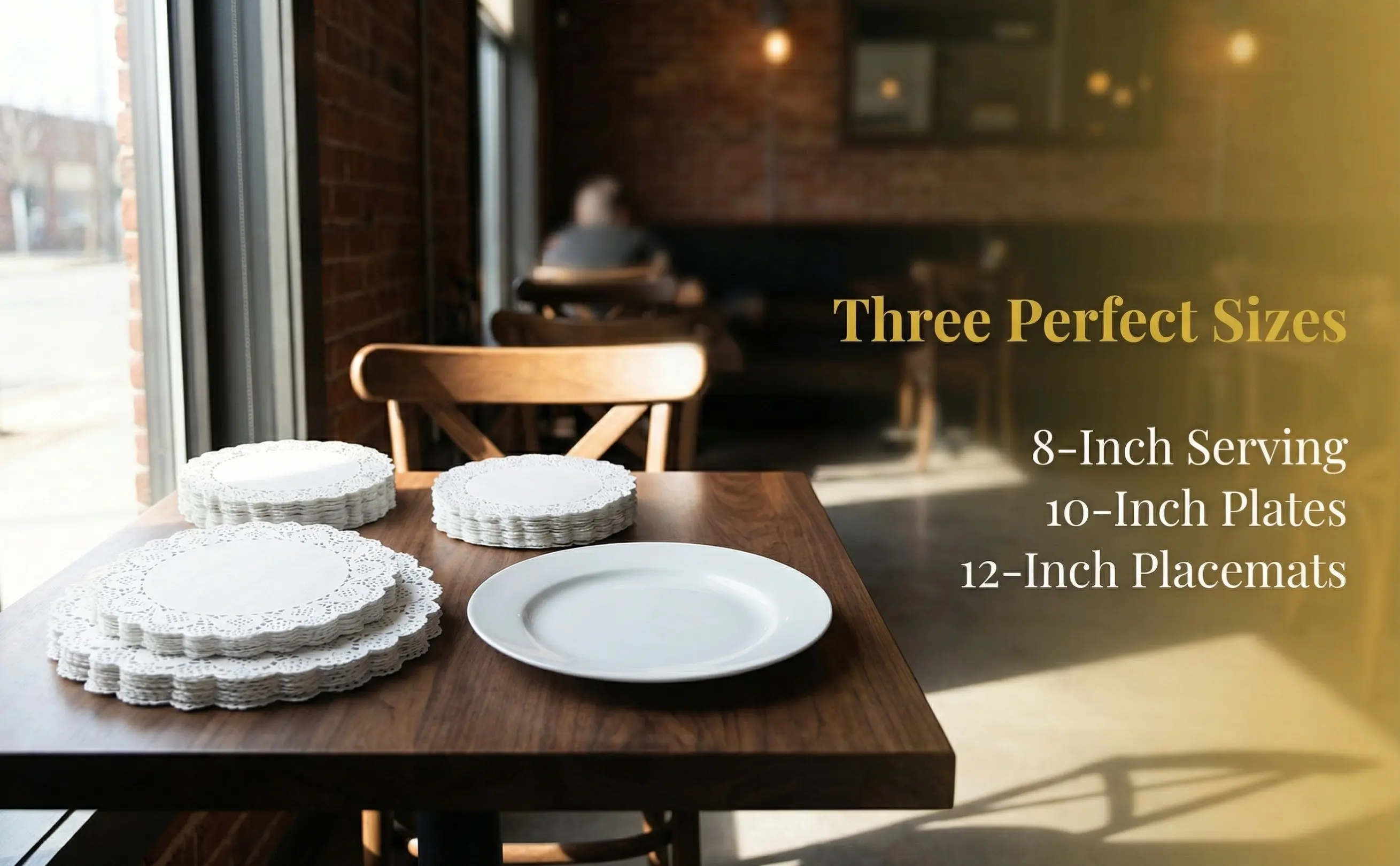 300Pcs Paper Doilies Round Lace Oil Absorbing Sheets for Table Decoration Baking Serving Cake Dessert Paper Doily