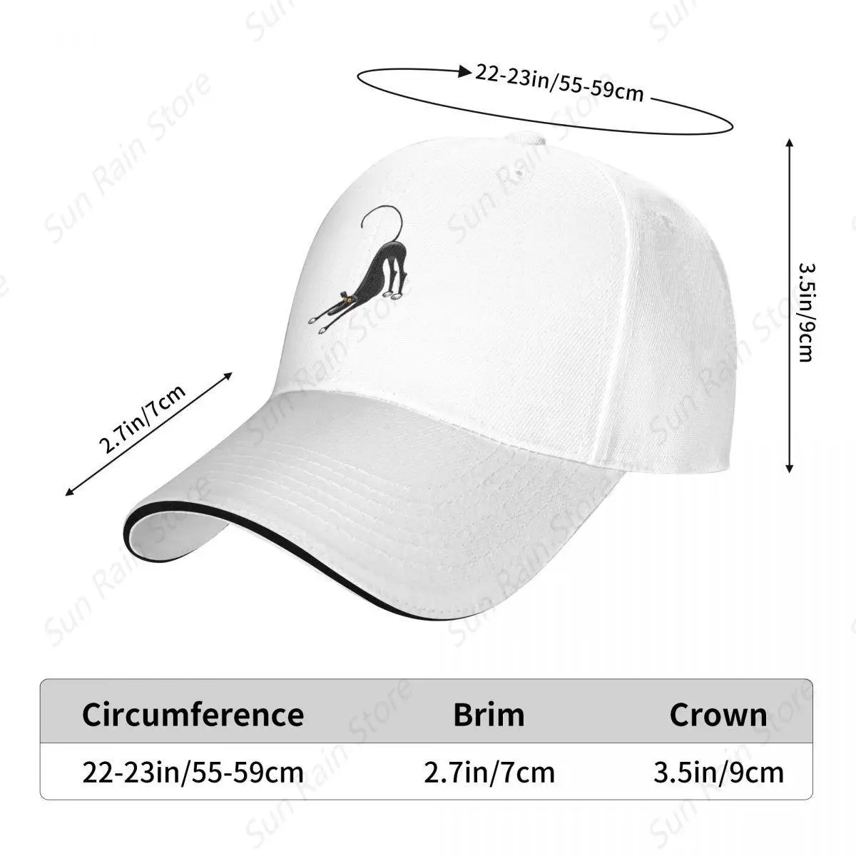 Bowdown Hound Cap Fashion Casual Baseball Caps Adjustable Hat Hip Hop Summer Unisex Baseball Hats Customizable Polychromatic