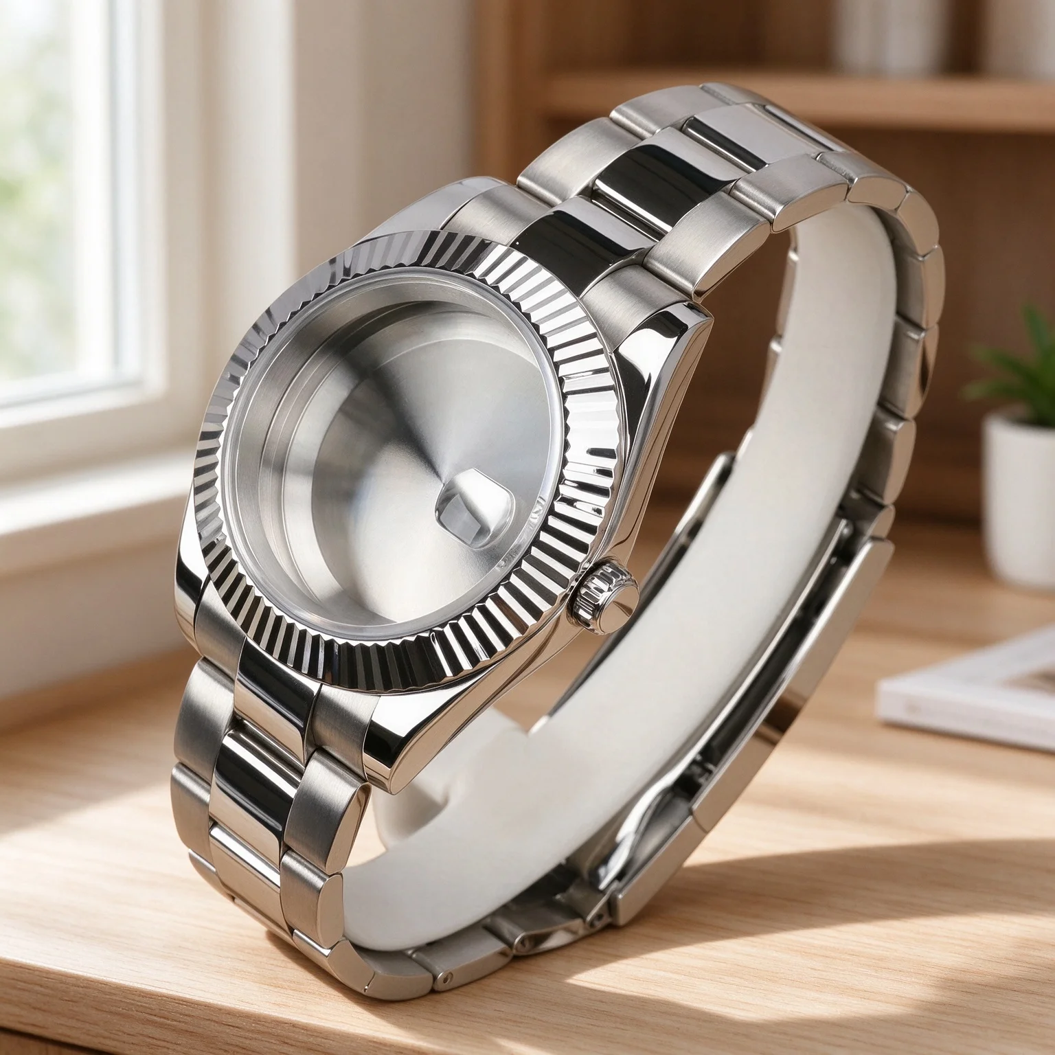 silvery-fluted-bezel-36mm-39mm-watch-case-parts-for-nh35-nh34-nh36-70-miyota8215-movement-waterproof-100m-strap-stainless-steel