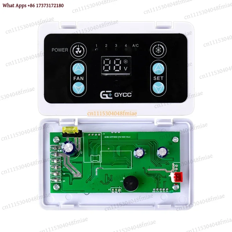 Frequency Conversion Evaporator 12V 24V Control Panel and Remote for A/C Parking Electric