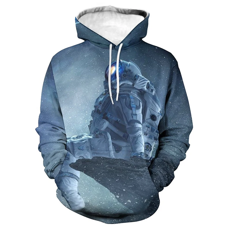 Space Astronaut Universe 3D Print 2022 New Hoodies Men Women Children Fashion Hooded Boy Girl Funny Casual Swearshirts Clothing