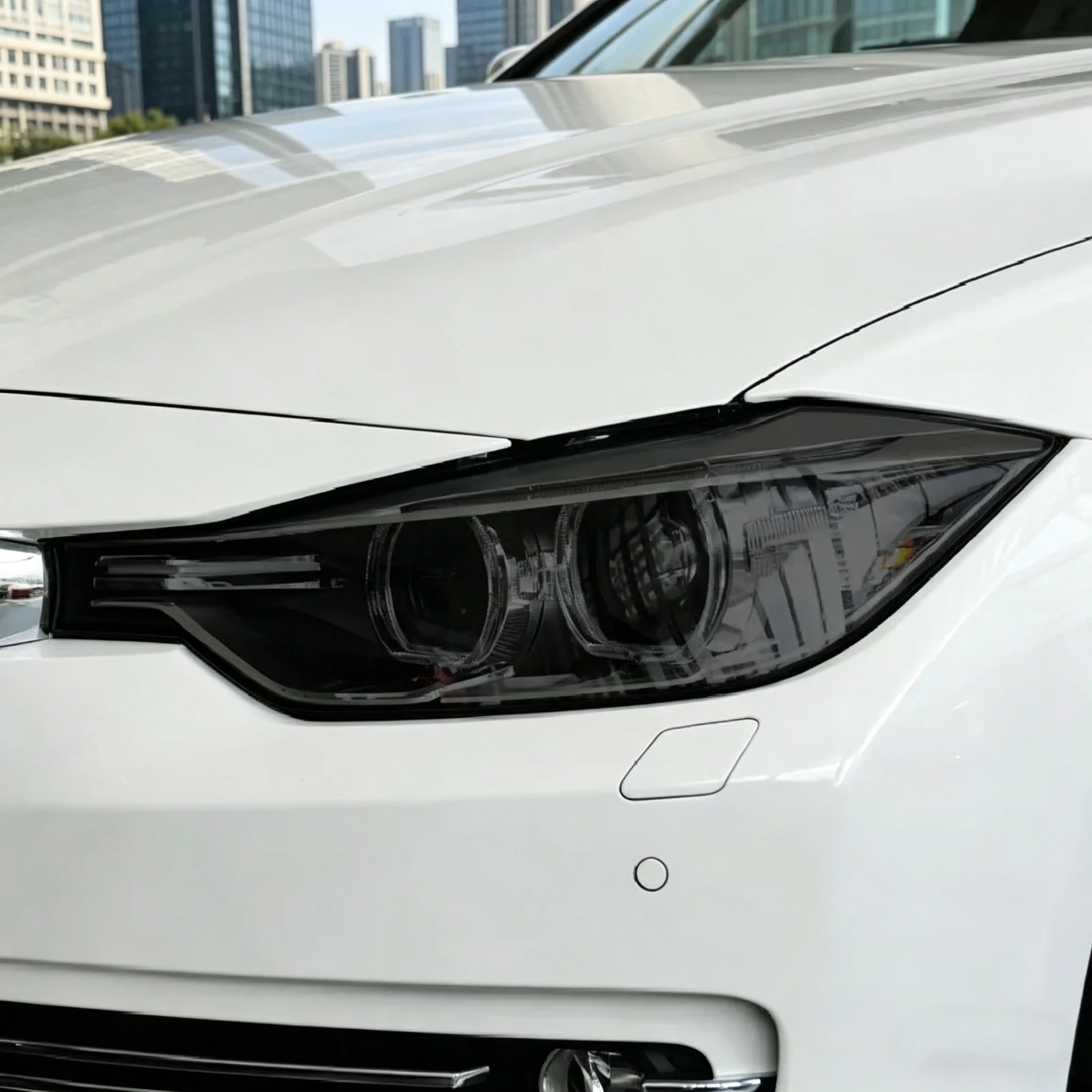 Für BMW G20 G21 2019–2026 Scheinwerferschutzfolie Schwarz Getönte Anpassungsfolie TPU-Schutzfolien Scheinwerfer TPU-Aufkleber