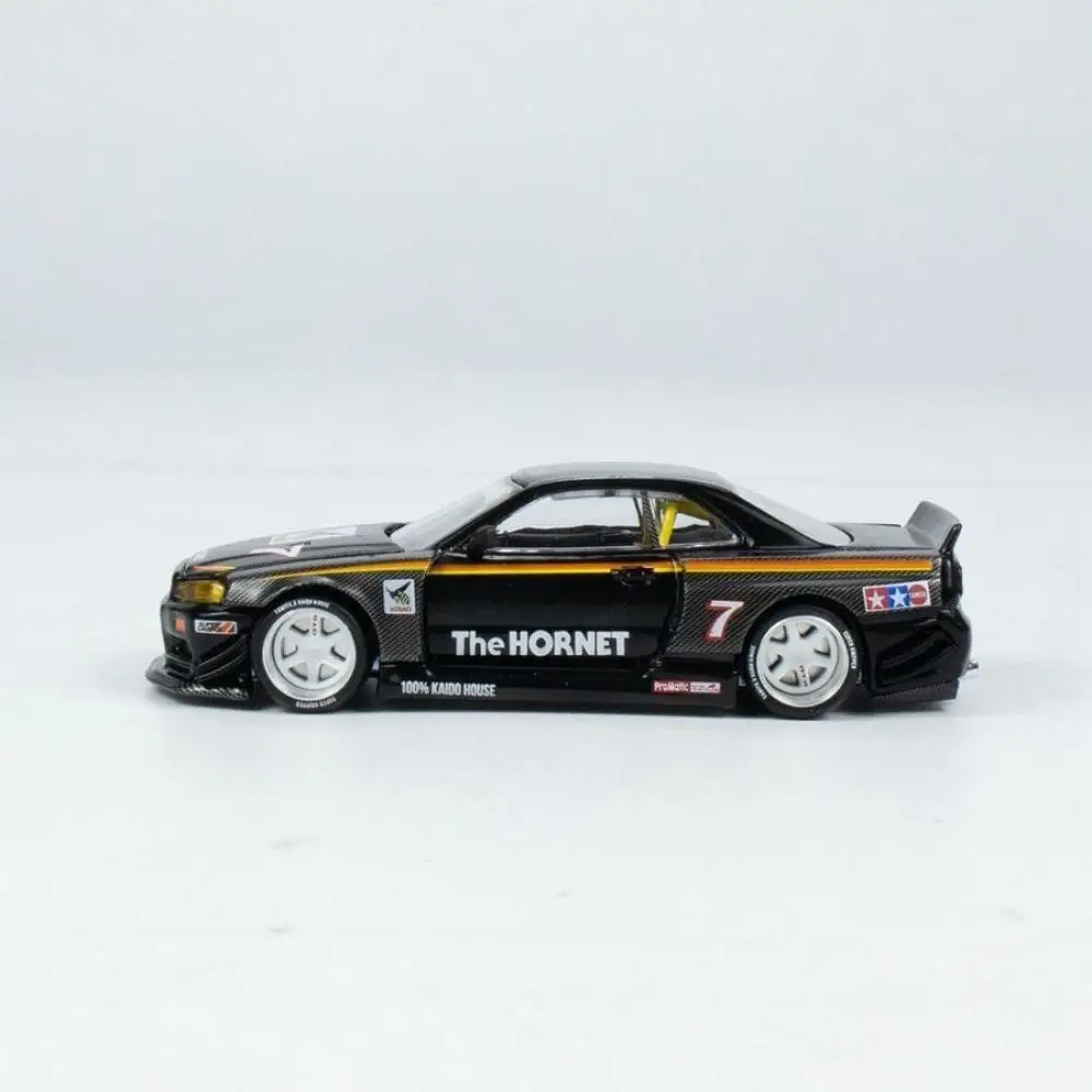 Kaido House Tamiya MINIGT 1:64 Skyline GTR R34 The Hornet Alloy Diecast Car Model Toy  Limited Edition Collection Christmas Gift