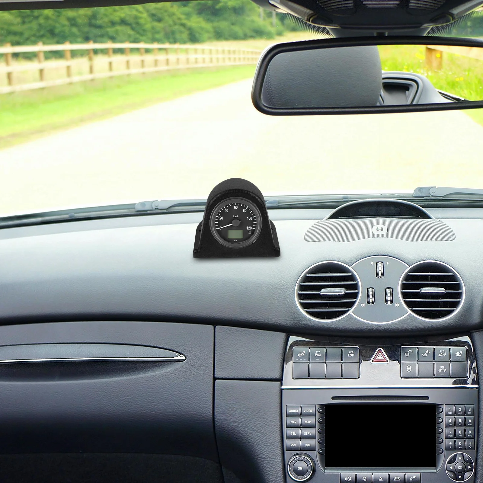 

Single Holder For Car Instruments Dash Gauge Mount Replacement Automotive Meter Housing Lightweight Wear-Resistant