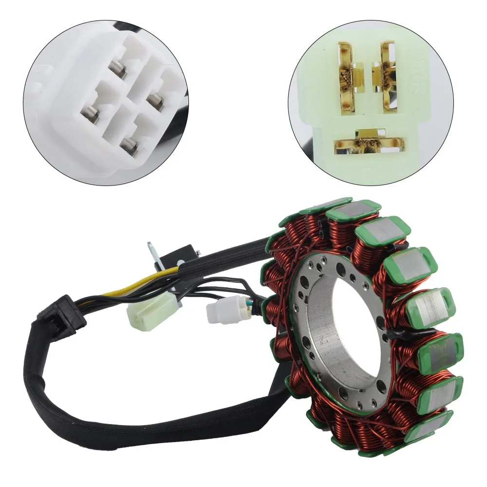 RM23035-R00 Motorcyle Magneto Generator Coil Stator 32101-38F00 for Suzuki LTA LTF 400 Eiger 2002-2008 for Arctic Cat 375 400TBX