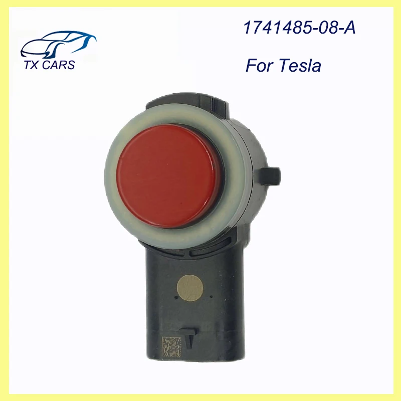 

1/2/4 X 1741485-08-A PDC Parking Sensor Bumper Ultrasonic Radar Color Shiny Red For 2021-2023 Tesla Model Y 3 Wholesale