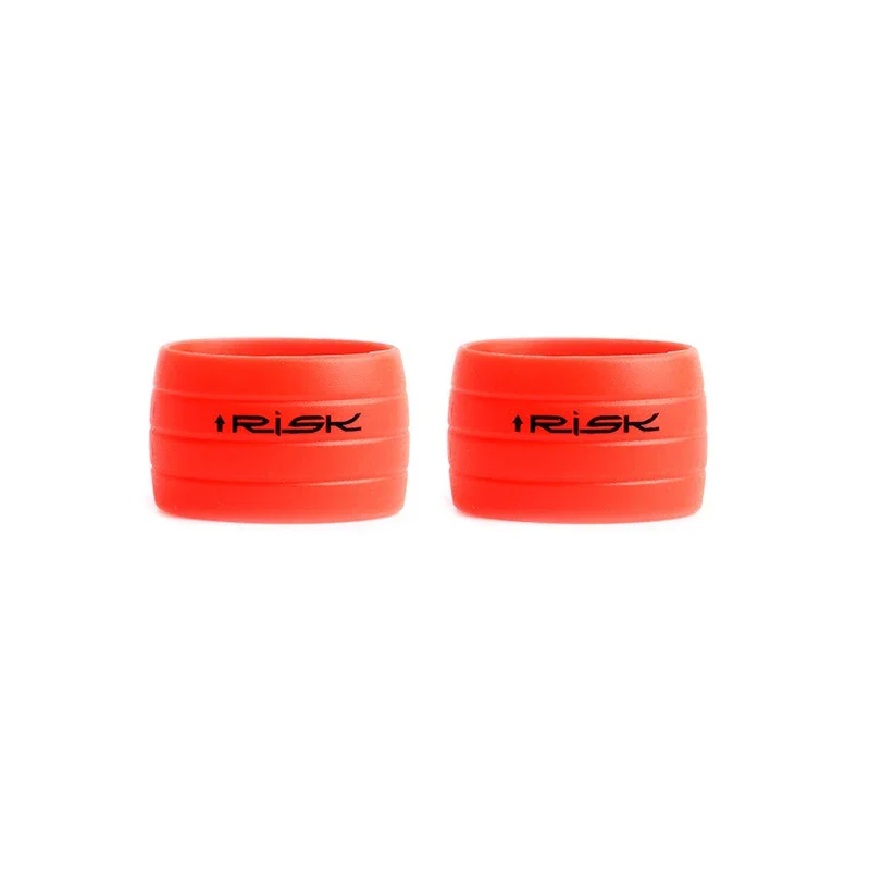 Risk 1 Pair Road Bike Handlebar Strap Fixed Ring, Silicone Non-Slip Bicycle Handlebar Tape Fixing Ring, Anti-Slip Rubber Sleeve image 3