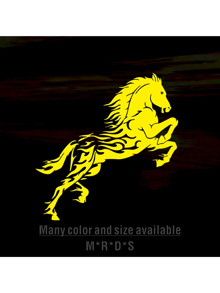 Horse Creative Accessories Stickers on Motorcycle Cover Scratches Sticker for Car Products Personality, PVC Exterior Parts