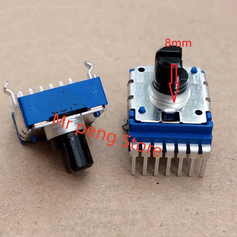 

2pcs for ALPS RK14 type potentiometer B100K 7 feet with central positioning shaft length 8MM