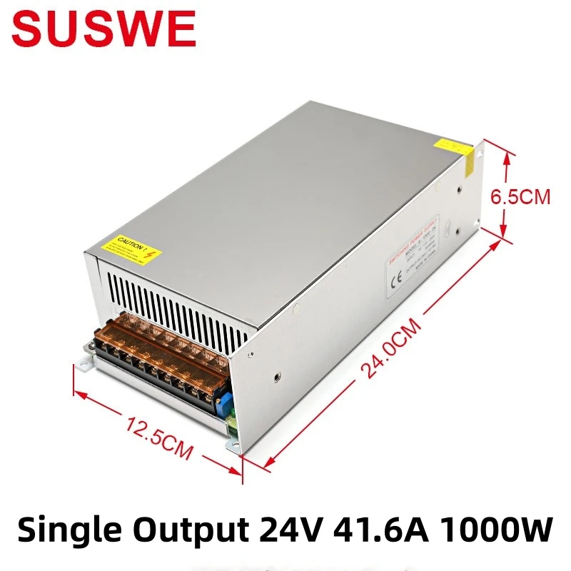 Switching Power Supply Transformer AC-DC Power Supply 110V to 24V  220V To 24V 41.6A 1000w SUSWE