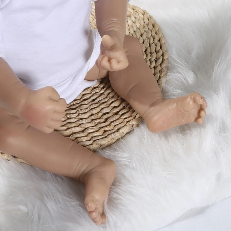 Jouet confortable 18 pouces pour poupée, pour bébés garçons filles, réaliste, yeux fermés, bébé fille f