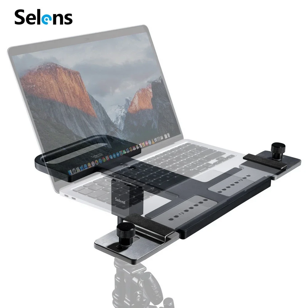 Selens Photography Notebook Pallet Holder Portable 1/4 Screw Oversized Workbench With Nonslip Tripod Hook Mouse Pad For C Stand