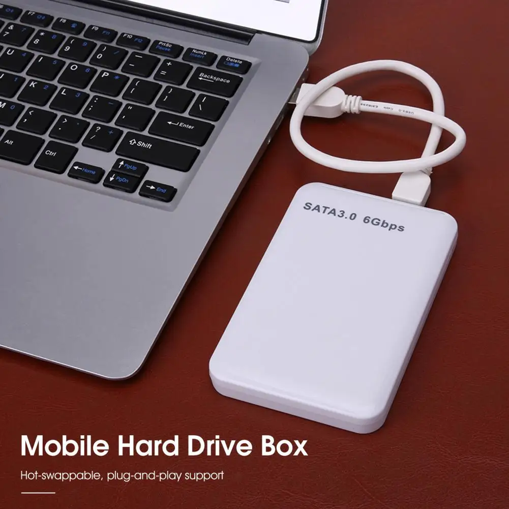2.5 Inches Hard Disk Enclosure Driver Free High Speed 6Gbps USB 3.0 SATA 3.0 SDD HDD Case for Computer