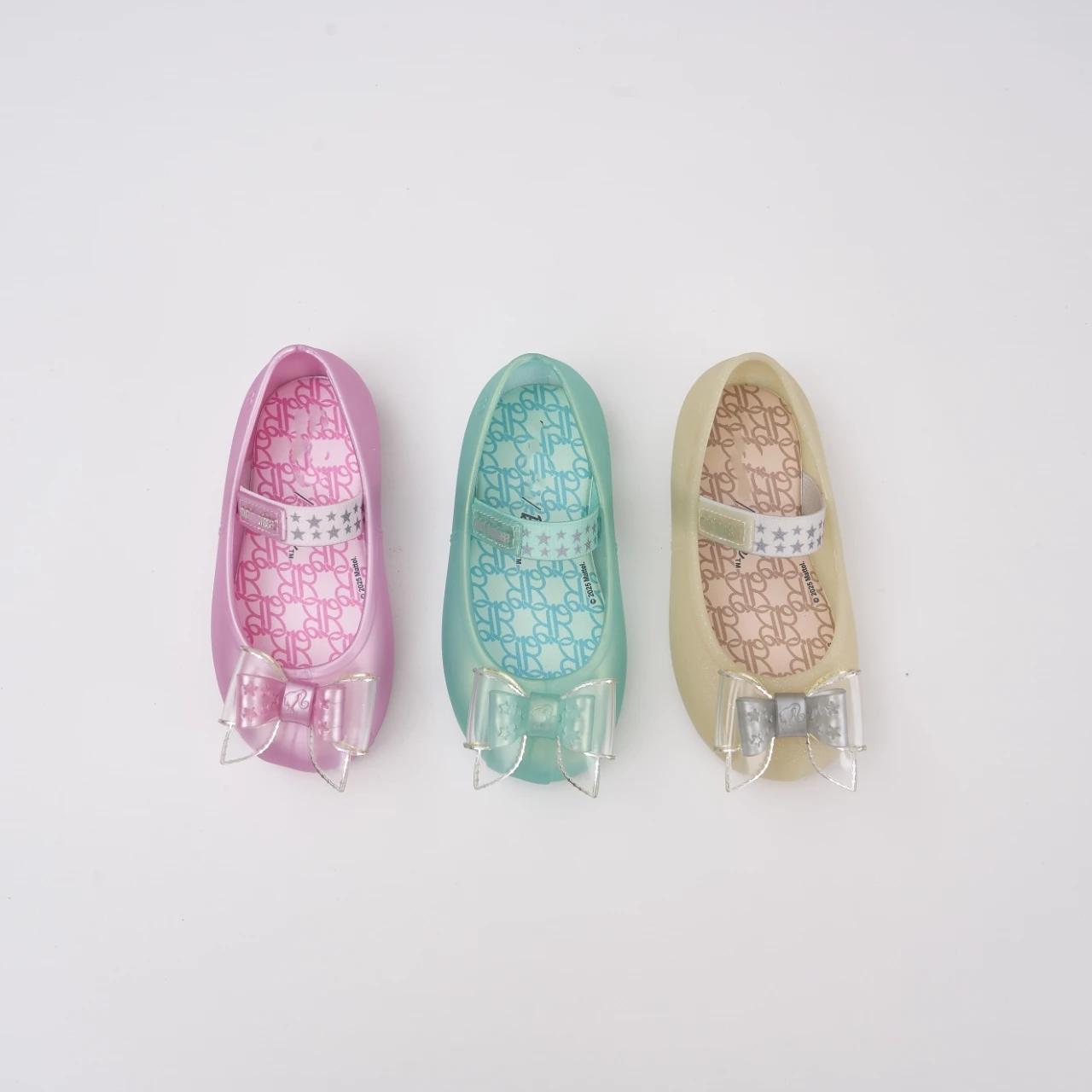 

New Children's Jelly Shoes Kids Girls' Bow Princess Soft Soled Single Shoe Toddlers Fragrant Flat Ballet Shoes Beach Sandals