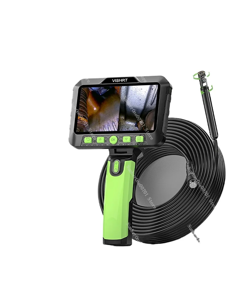 

Промышленный эндоскоп, вращающаяся на 360 градусов HD-камера, обслуживание автомобильного трубопровода, обнаружение угольного депозита двигателя
