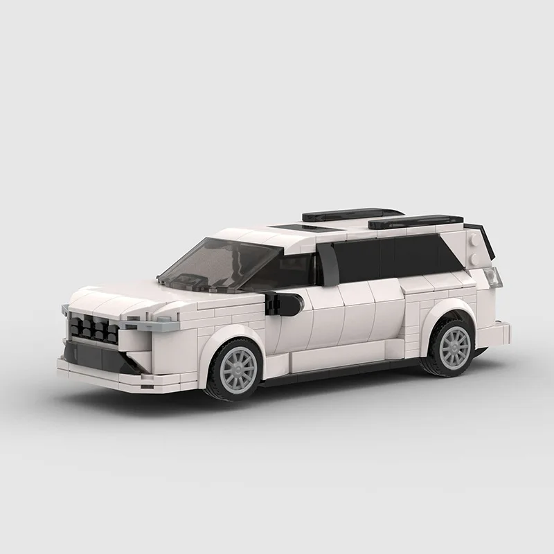 Compatible Lego small particles wind Dian MPV Siena moc educational assembly children's building block toys cross-border