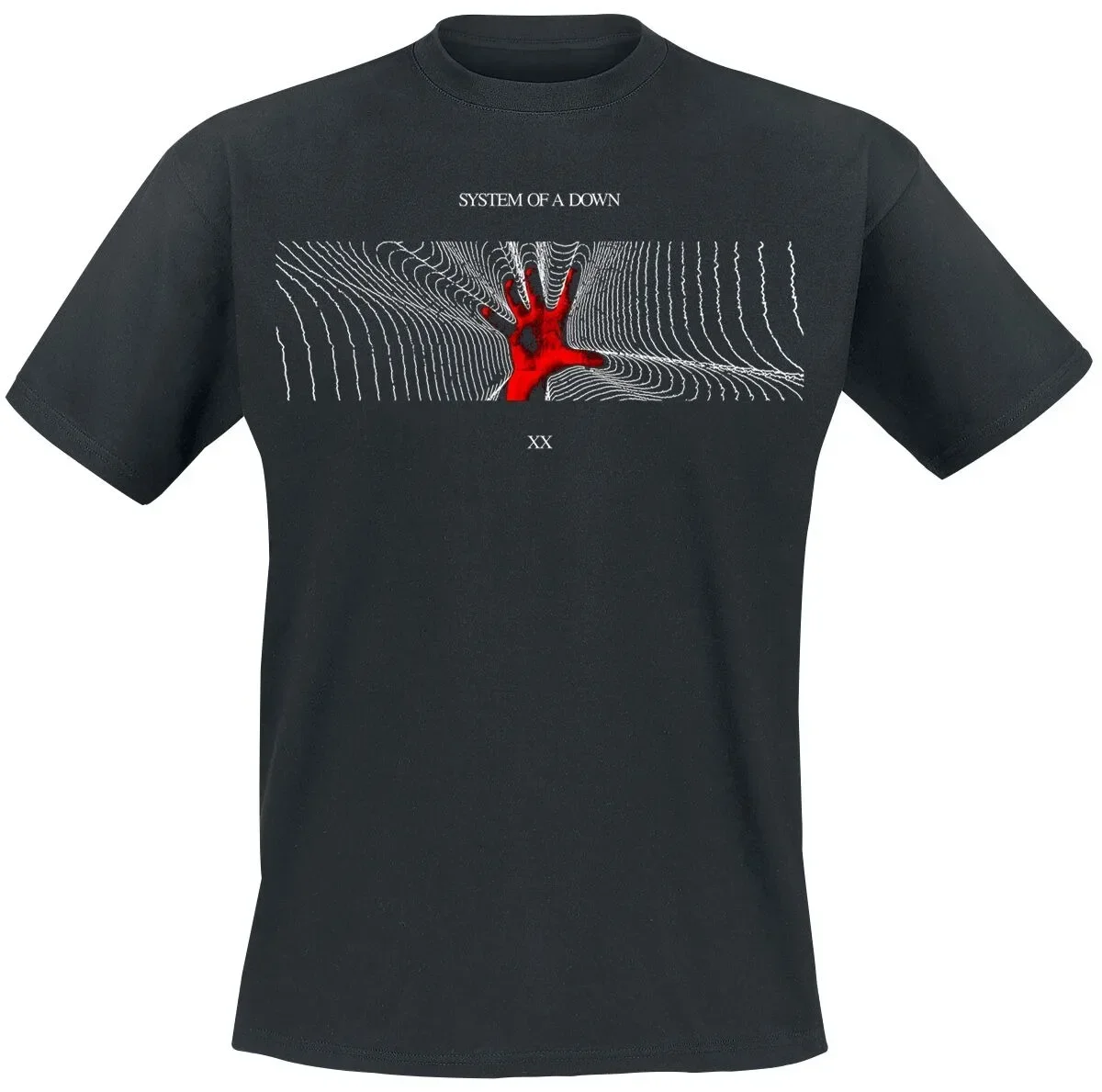 System of A Down Newspaper Dove Print T-Shirt für Männer und Frauen, Nu-Metal-Band, Unisex-Kurzarm-T-Shirt – Detail 6