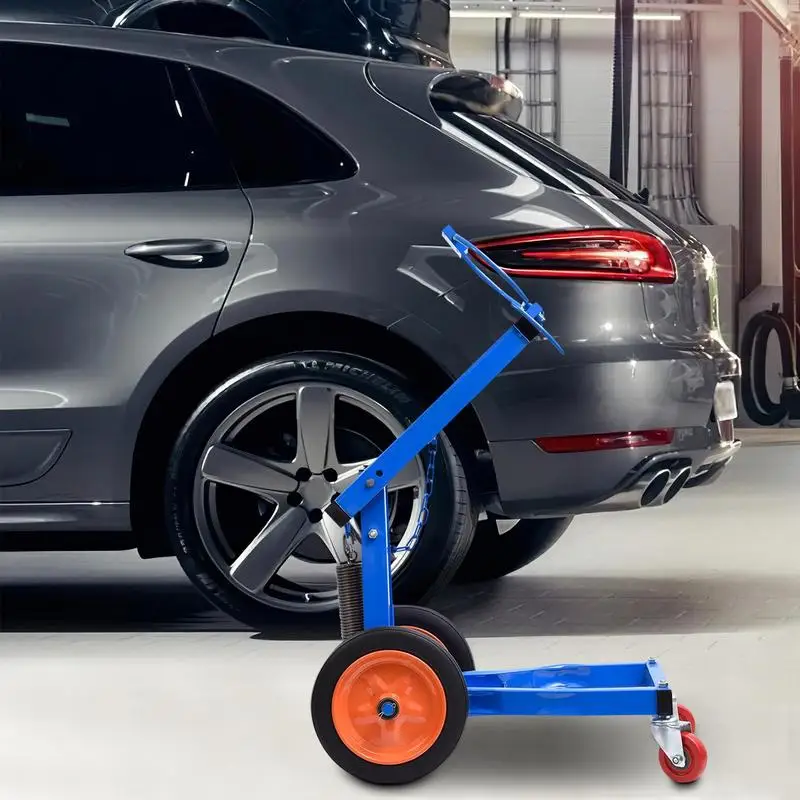 

Portable Pneumatic Wrench Bracket Portable Pneumatic Wrench Holder Thickened Steel 4 Wheels Heavy Duty Tools For Semi-Trailer
