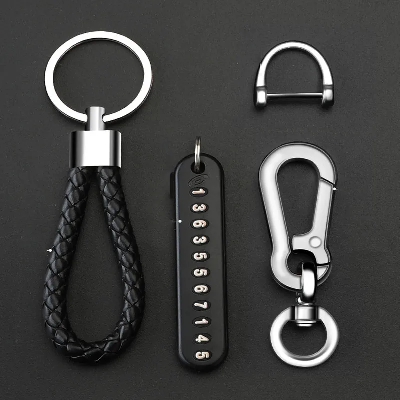 Anti-Lost Car Keychain Men And Women Couples High-Grade Key Chain Creative Multifunctional Lanyard Ring image 2