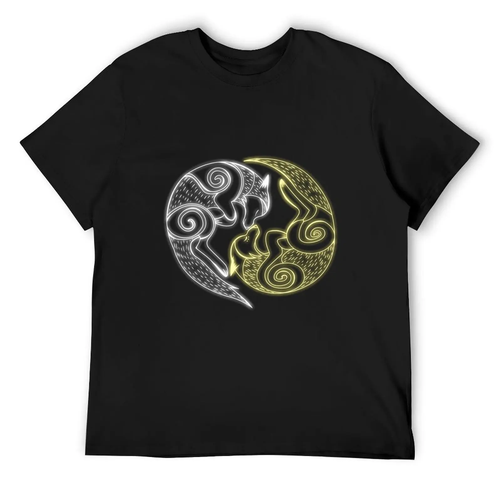 

Robyn & Mebh - Wolfwalkers - Silver and Gold - Glitter T-Shirt custom t shirt blacks plus size tops heavyweight t shirts for men