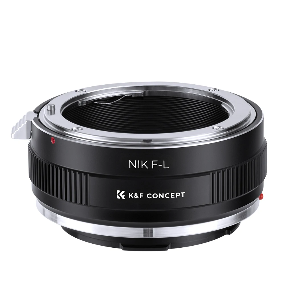 K&F Concept Nik-L Lens Adapter Ring for Nikon F AI Lens to Leica Panasonic L Lens Camera Body for Leica SL SL2 T TL2 Panasonic