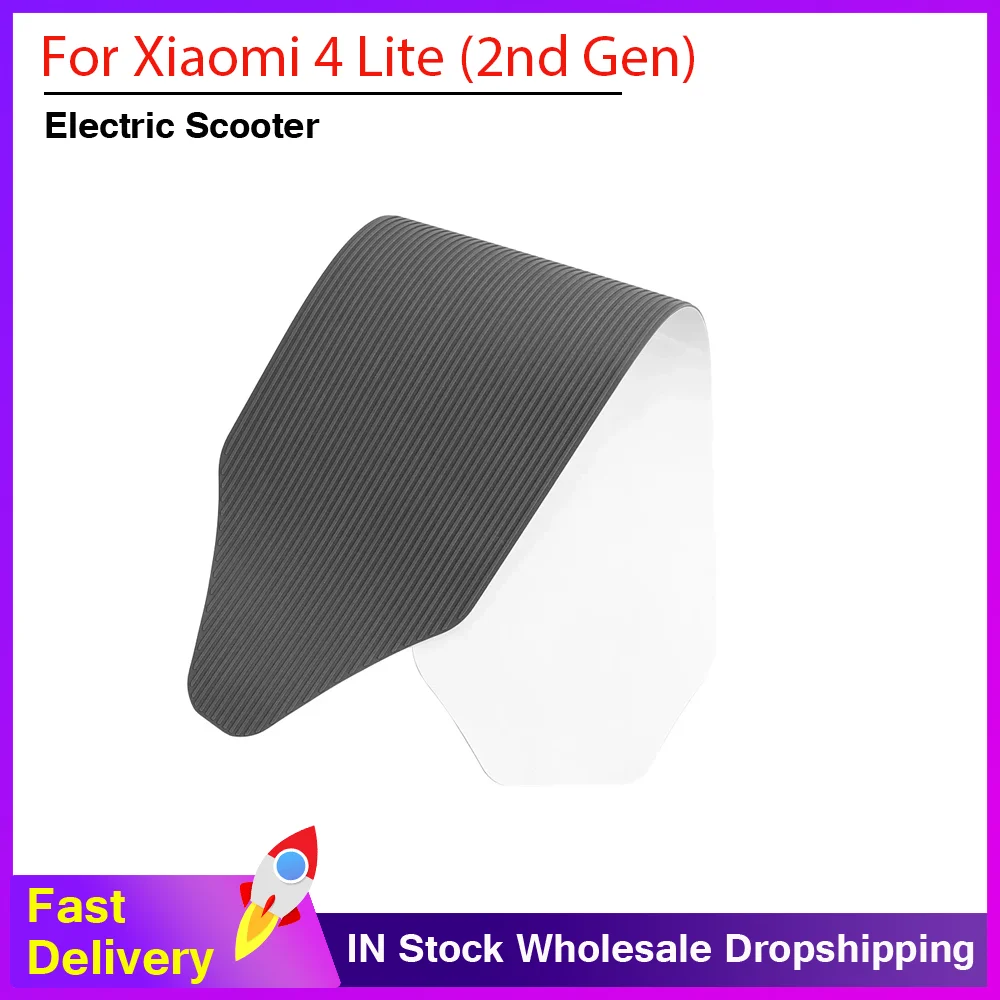 Pedal Anti-slip Foot Mat  for Xiaomi 4 Lite ( 2nd Gen ) E-Scooter Silicone Wear-resistant Anti-fall-Off Foot Mat Accessory