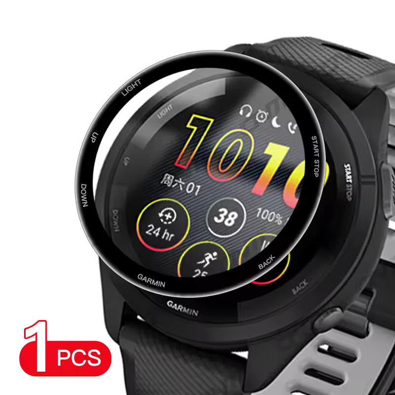 Screen Protector for Garmin Forerunner 970 570 965 265 265S 42mm 47mm, Full Cover Anti-scratch Protective Film (NOT Glass) - Image 8