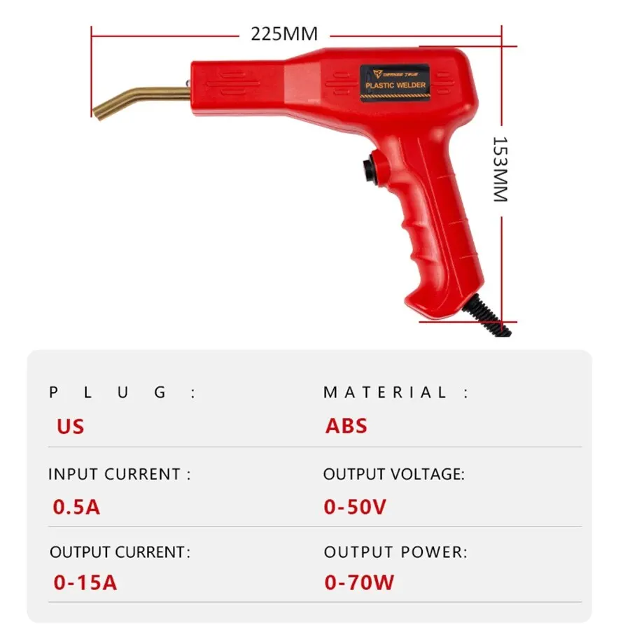 Hot Stapler Plastic Welding Machine Bumper Repair Kit Soldering Iron For Plastic Repair Car Bumper Repair Welding Gun